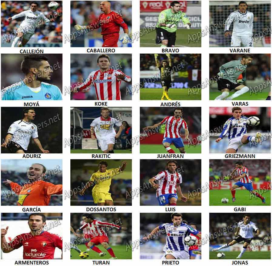 Who's the Player Spanish La Liga Level 41 Level 60 Answers | Answers .net