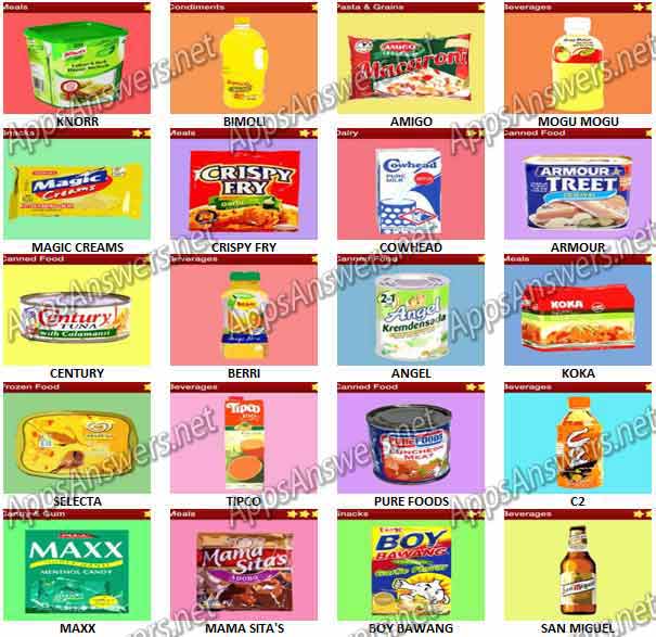 Food Quiz Trivia Game Philippines Pack 3 Answers Apps Answers Net