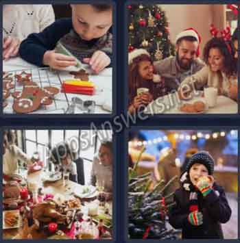 4-pics-1-word-daily-bonus-puzzle-24-Dec-2019-Answer-Christmas-FOOD