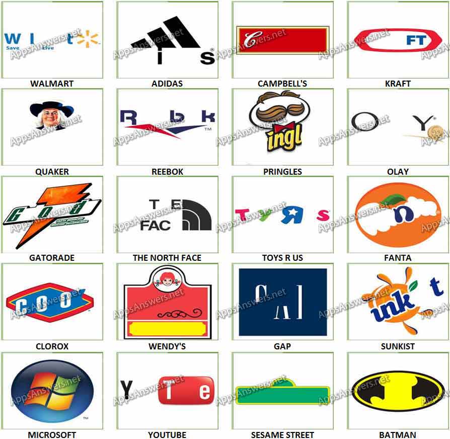 cheat pictures for level 21on logo pop logo quiz