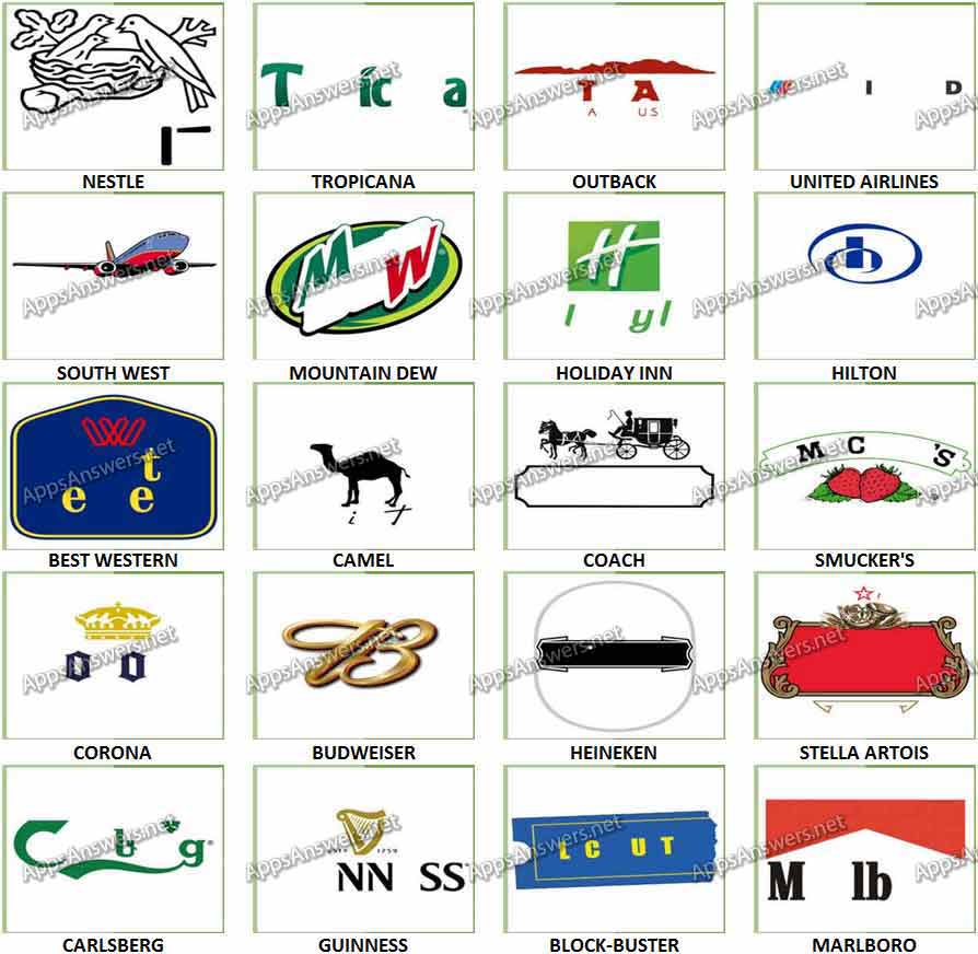 logo game facebook answers pack 5
