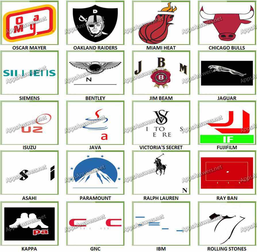 cheat pictures for level 21on logo pop logo quiz