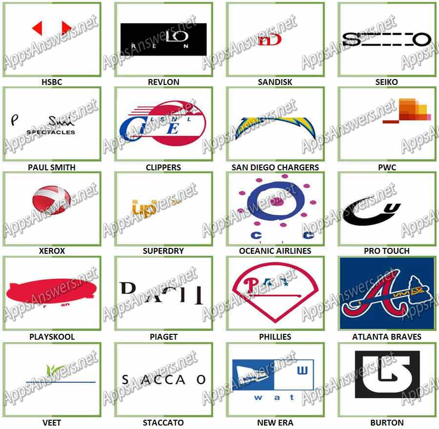 logo pop logo quiz on facebook answers for level 16