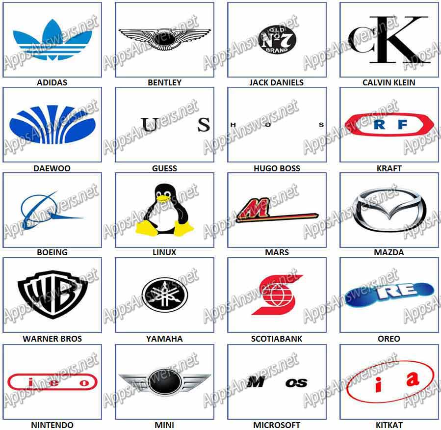 Logo Quiz 2023 Level 3 answers! Cheats for all levels!