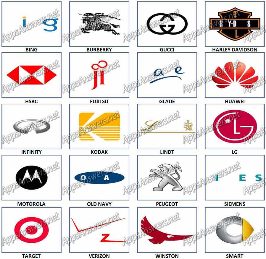 Guess The Brand Level 6 Answers Apps Answers .net