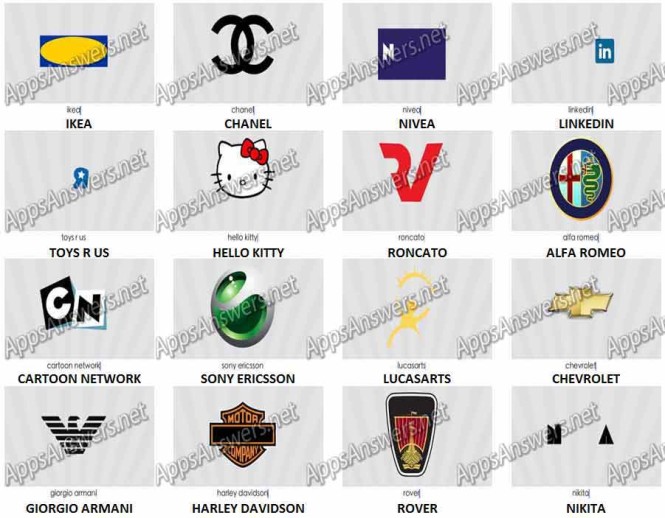 Logos Quiz Game Level 2 Answers - Apps Answers .net