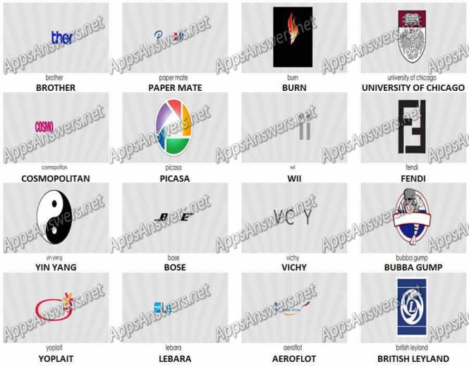Logos Quiz Game Level 12 Answers - Apps Answers .net