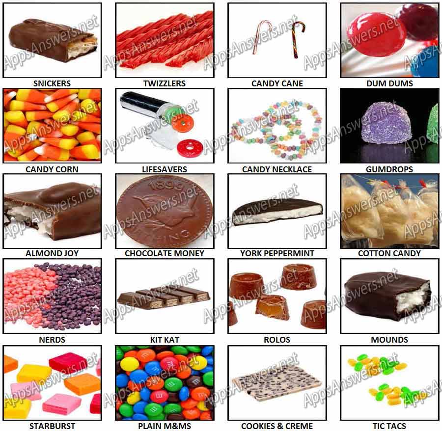 100 Pics Candy Answers Apps Answers Net