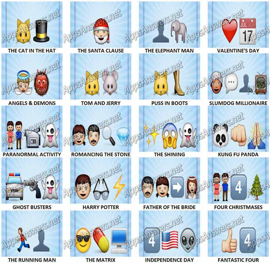 Emoji-Movies-Answers-Level-101-120