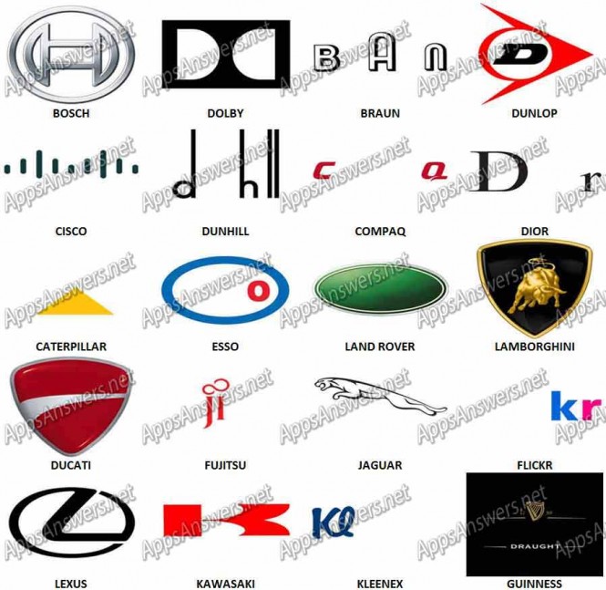 100 pics logo quiz answers