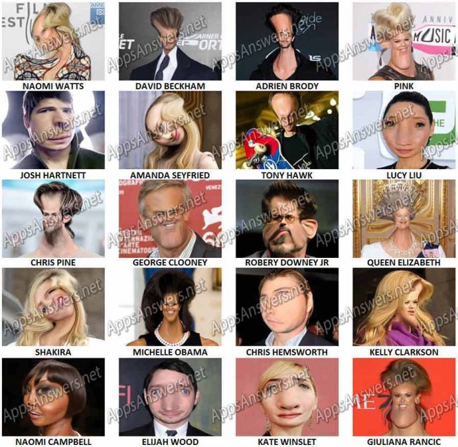 QuizFace: Celeb Picture Trivia Quiz Level 160 - Level 179 Answers ...