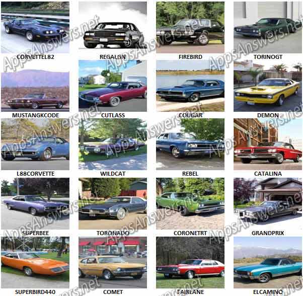 Whats-The-Car-Classic-Muscle-Cars-Answers-Level-21-40