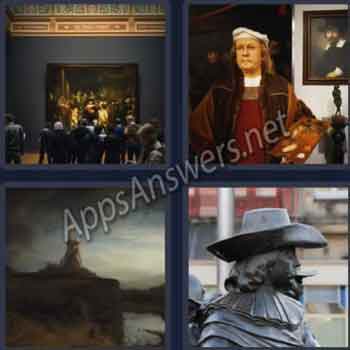 4-pics-1-word-daily-bonus-puzzle-30-Nov-2019-Answer-Amsterdam-Rembrandt