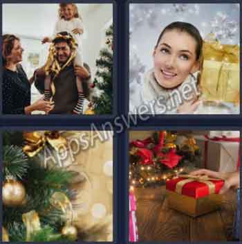 4-pics-1-word-daily-bonus-puzzle-05-Dec-2019-Answer-Christmas-Gold