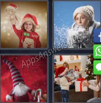 4-pics-1-word-daily-puzzle-02-12-2019-Answer-Christmas-Hat