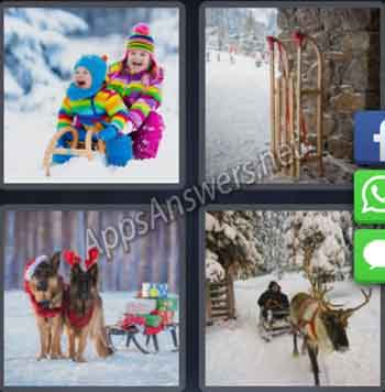 4-pics-1-word-daily-puzzle-17-Dec-2019-Answer-Christmas-SLEIGH