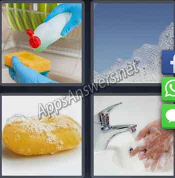 4-pics-1-word-daily-puzzle-28-Dec-2019-Answer-Christmas-SOAP