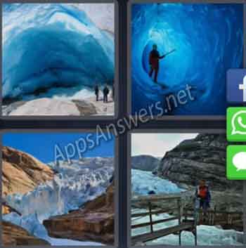 4-pics-1-word-daily-puzzle-23-Jan-2020-Answer-Norway-GLACIER