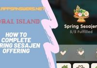 Spring Sesajen Offering Quest Coral Island