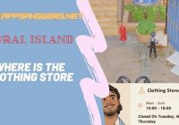 Where is clothing store location coral island