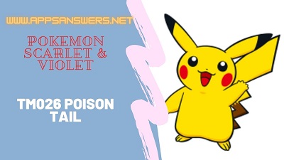 How To Create TM 026 Poison Tail Pokemon Scarlet Violet