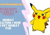 How To Find Noibat Fur Pokemon Scarlet Violet