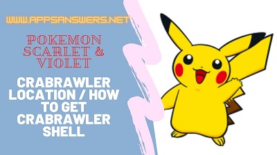 Where To Get Crabrawler Shell Pokemon Scarlet Violet