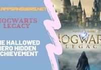 Harry Potter Hogwarts Legacy The Hallowed Hero - Hidden Achievement