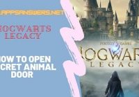 How To Open Secret Animal Door Harry Potter Hogwarts Legacy